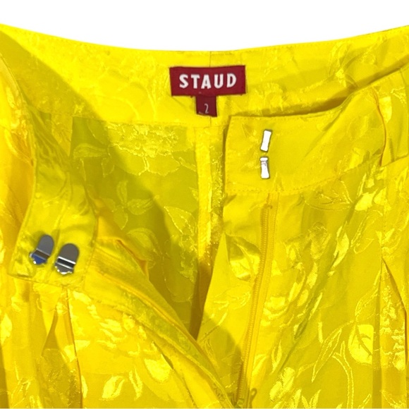 NWT STAUD Serge Pant in Buttercup Yellow Size 2 - Picture 8 of 10
